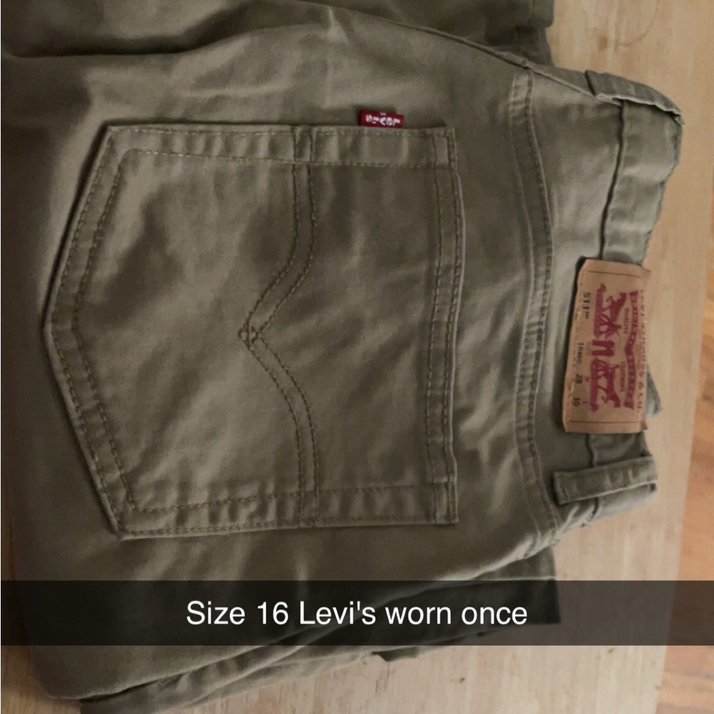 Levi's Boy's Khaki Jeans
